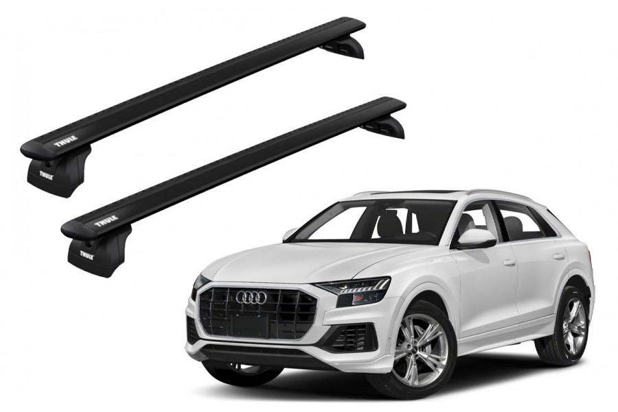 Barras THULE WingBar para autos AUDI Q8 desde 2019 negro