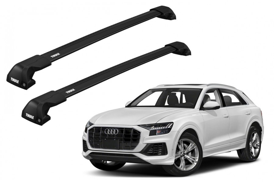 Barras THULE EDGE Flush para autos AUDI Q8 desde 2019 negro
