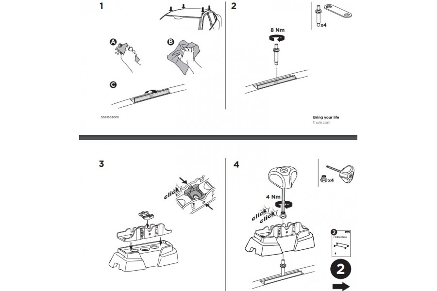 Kit De Anclaje Thule 187089