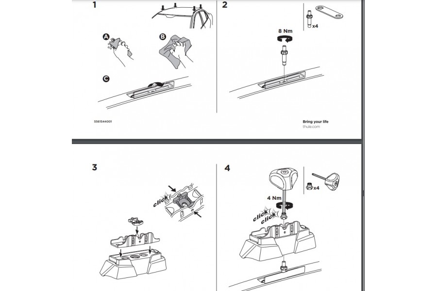 Kit De Anclaje Thule 187090