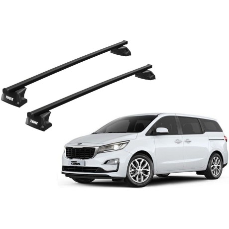 Barras THULE EVO SquareBar para autos KIA Sedona 2015 a 2021