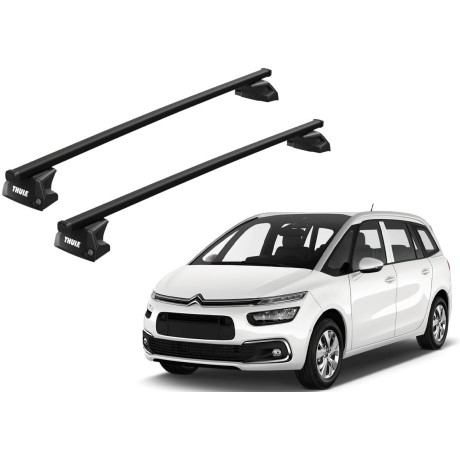 Barras THULE EVO SquareBar para autos CITROEN Grand C4 SpaceTourer desde 2014