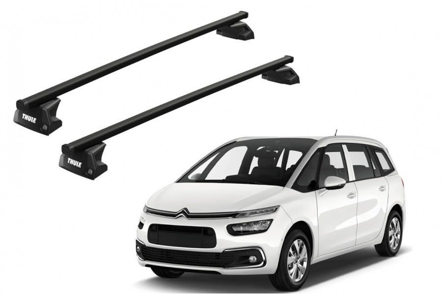Barras THULE EVO SquareBar para autos CITROEN Grand C4 SpaceTourer desde 2014