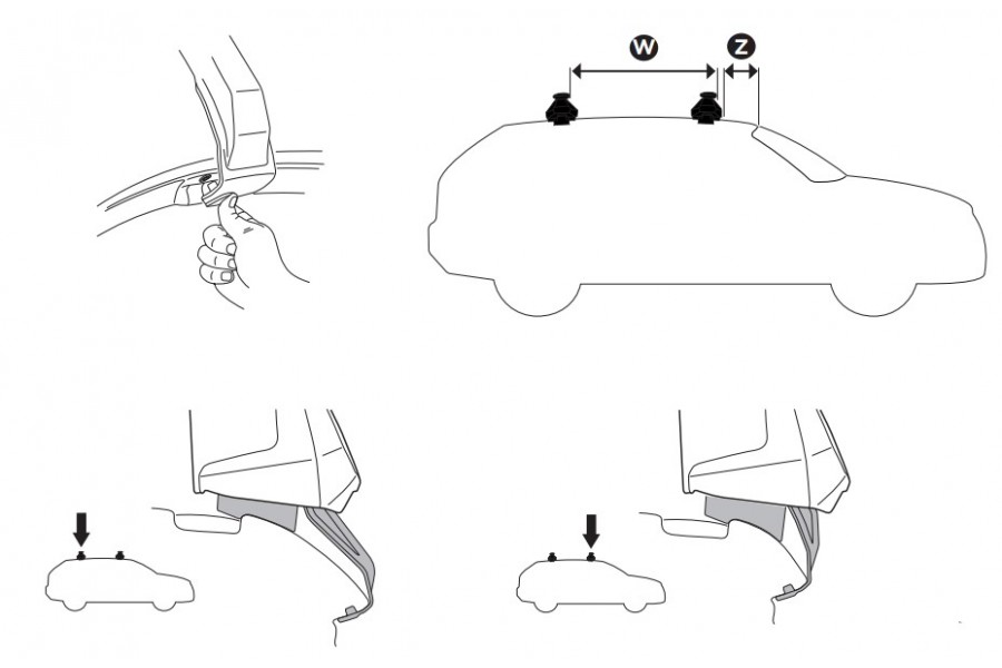 Kit De Anclaje Thule 145056