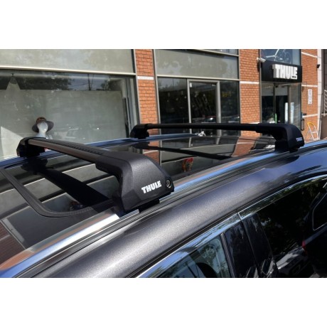 Barras THULE EDGE Flush para autos CITROEN DS7 Crossback desde 2018 negro