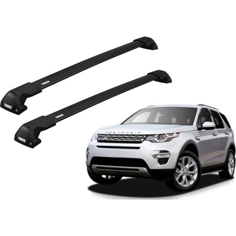 Barras THULE EDGE Flush para autos LAND ROVER Discovery desde 2017 negro