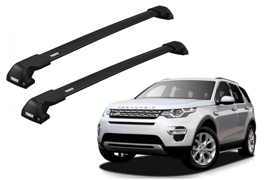 Barras THULE EDGE Flush para autos LAND ROVER Discovery desde 2017 negro