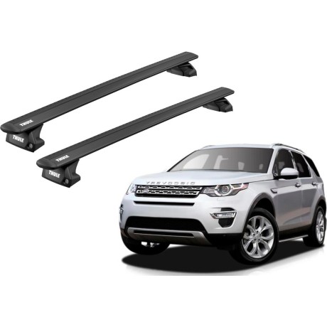 Barras THULE EVO WingBar para autos LAND ROVER Discovery desde 2017 negro