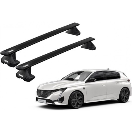 Barras THULE EVO WingBar para autos PEUGEOT 308 desde 2022 negro