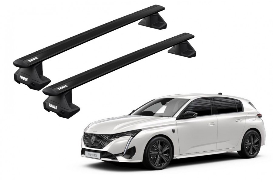 Barras THULE EVO WingBar para autos PEUGEOT 308 desde 2022 negro