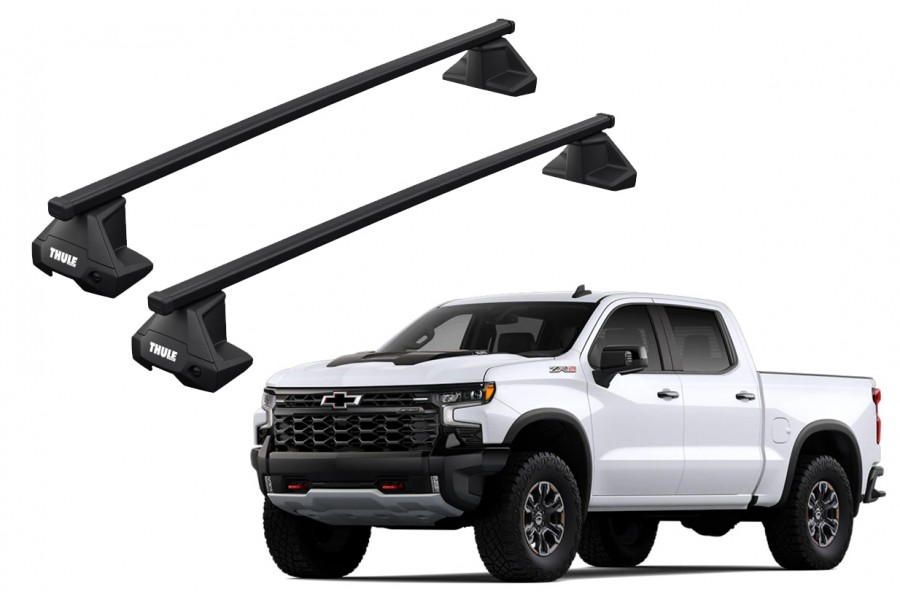 Barras THULE EVO SquareBar para camioneta CHEVROLET Silverado 2019-