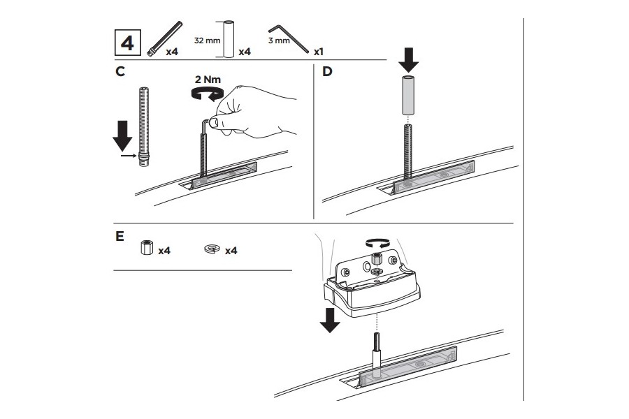 Kit De Anclaje Thule 183131