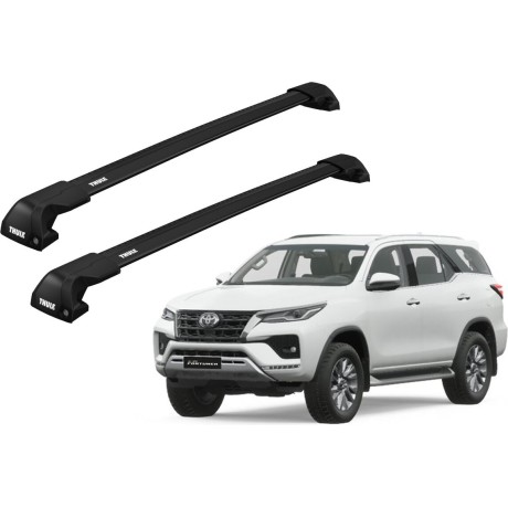Barras THULE EDGE Flush para autos TOYOTA Fortuner desde 2016 negro