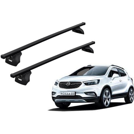 Barras THULE SquareBar para autos OPEL Meriva desde 2010-2012
