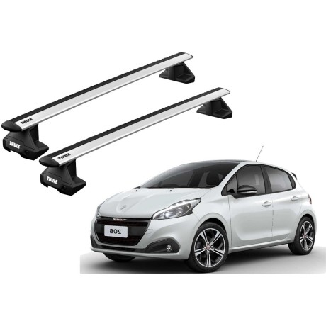 Barras THULE EVO WingBar para autos PEUGEOT 208 2012 a 2019