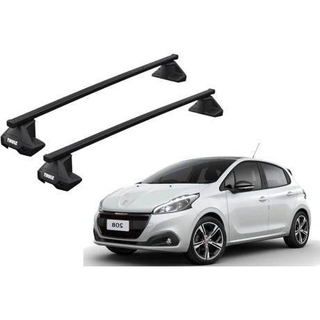 Barras THULE EVO SquareBar para autos PEUGEOT 208 2012 a 2019