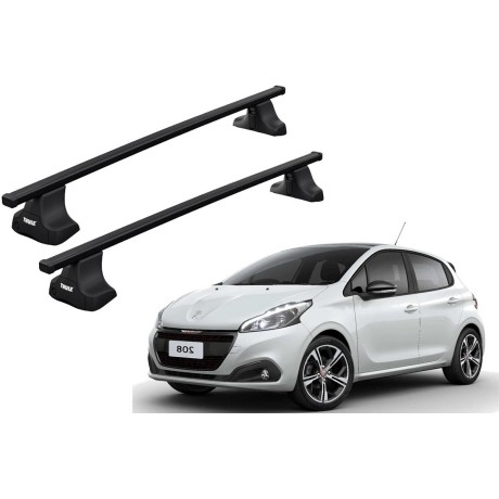 Barras THULE SquareBar para autos PEUGEOT 208 2012 a 2019