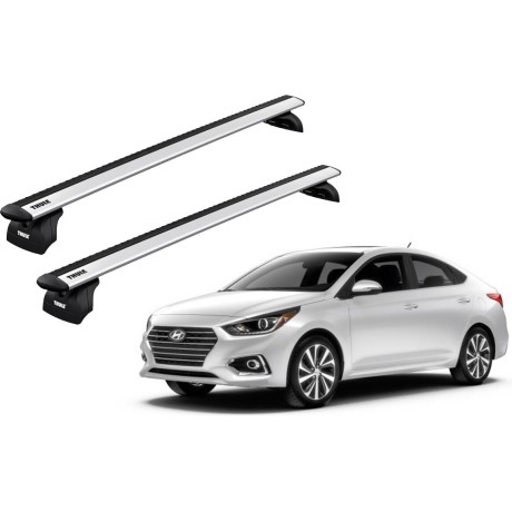 Barras THULE WingBar para autos HYUNDAI Accent 2012 a 2017