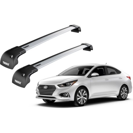 Barras THULE EDGE para autos HYUNDAI Accent 2012 a 2019