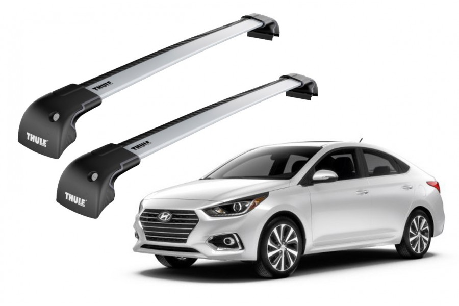 Barras THULE EDGE para autos HYUNDAI Accent 2012 a 2019