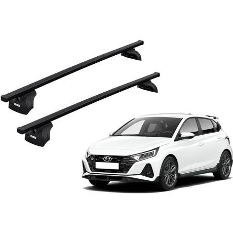 Barras THULE SquareBar para autos HYUNDAI i20 2015 a 2020