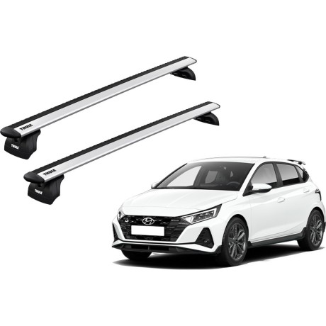 Barras THULE WingBar para autos HYUNDAI i20 2015 a 2020
