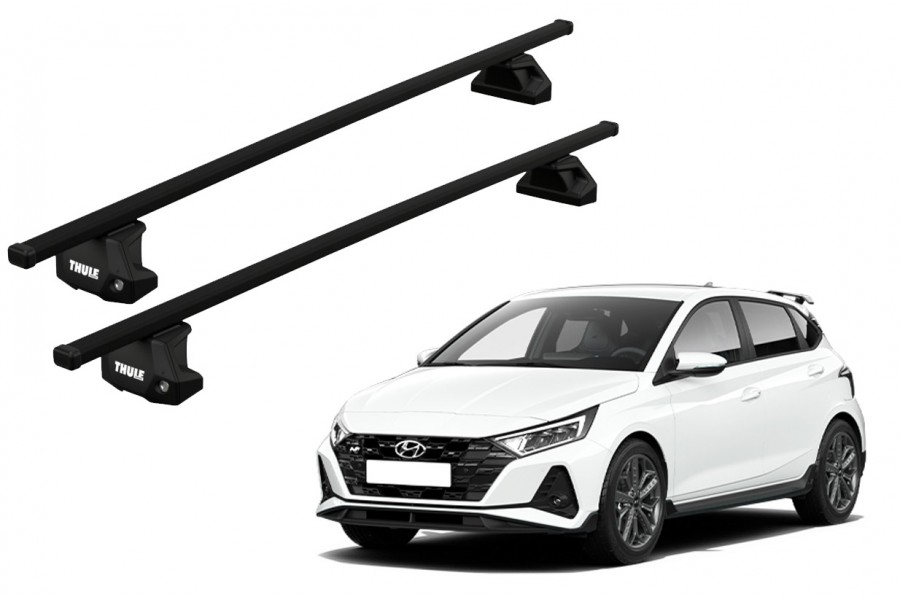 Barras THULE EVO SquareBar para autos HYUNDAI i20 2015 a 2020