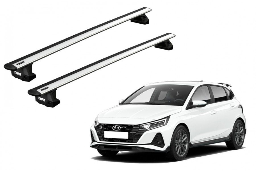 Barras THULE EVO WingBar para autos HYUNDAI i20 2015 a 2020