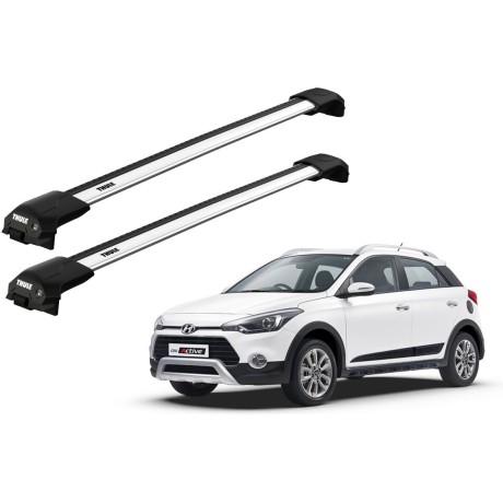 Barras THULE EDGE Flush para autos HYUNDAI i20 Active desde 2015