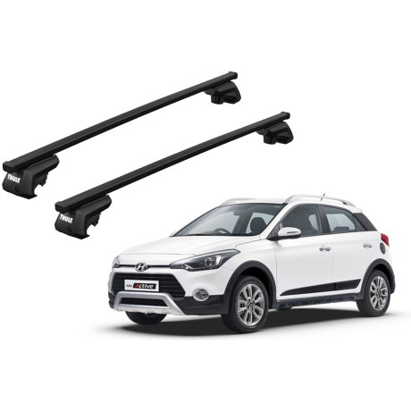 Barras THULE EVO SquareBar para autos HYUNDAI i20 Active desde 2015