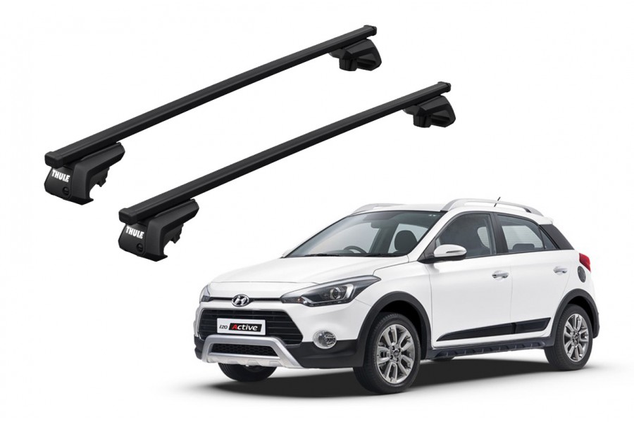 Barras THULE EVO SquareBar para autos HYUNDAI i20 Active desde 2015