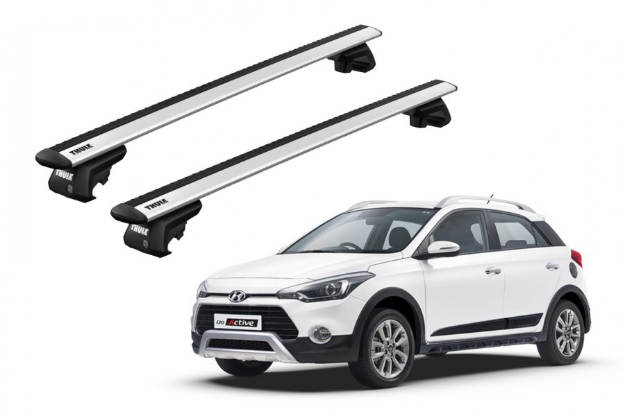 Barras THULE EVO WingBar para autos HYUNDAI i20 Active desde 2015