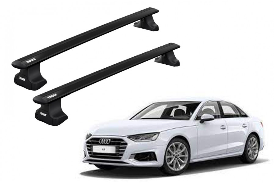 Barras THULE WingBar para autos AUDI A4 desde 2016 negro