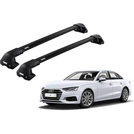 Barras THULE EDGE Flush para autos AUDI A4 desde 2016 - 2024 negro