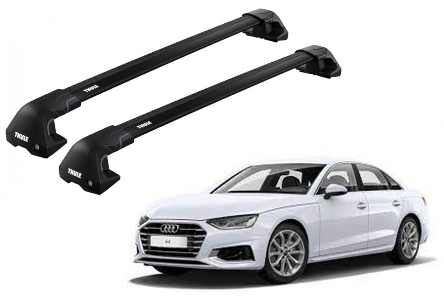 Barras THULE EDGE Flush para autos AUDI A4 desde 2016 - 2024 negro