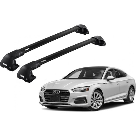 Barras THULE EDGE Flush para autos AUDI A5 Sportback desde 2017 - 2024 negro