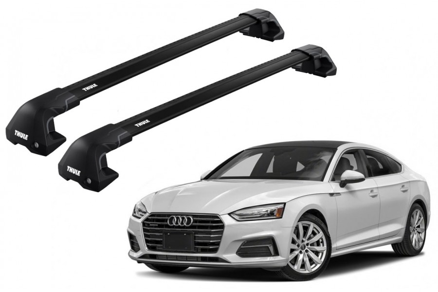 Barras THULE EDGE Flush para autos AUDI A5 Sportback desde 2017 - 2024 negro