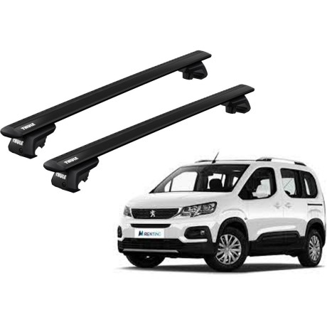 Barras THULE EVO WingBar para autos PEUGEOT Rifter desde 2019 negro