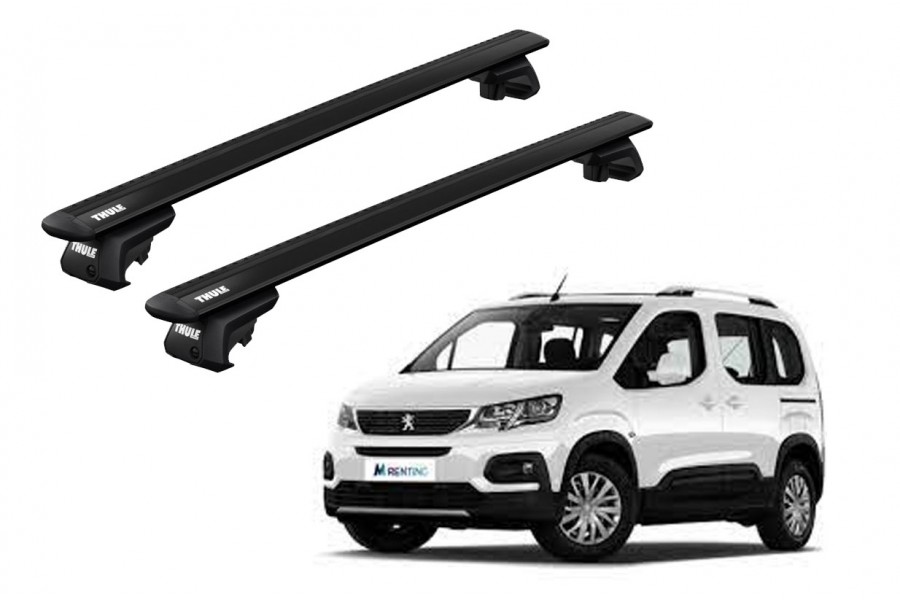 Barras THULE EVO WingBar para autos PEUGEOT Rifter desde 2019 negro