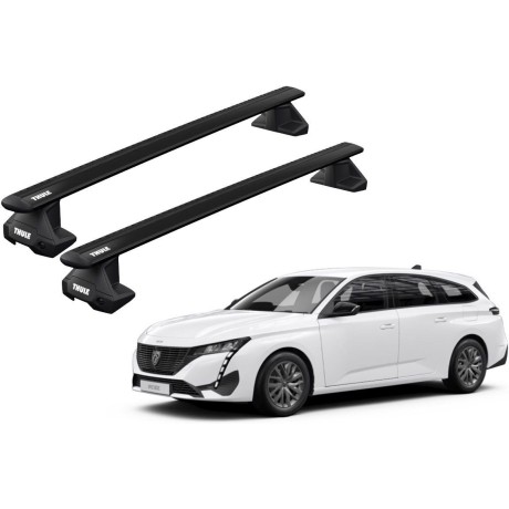 Barras THULE EVO WingBar para autos PEUGEOT 308 SW desde 2022 negro