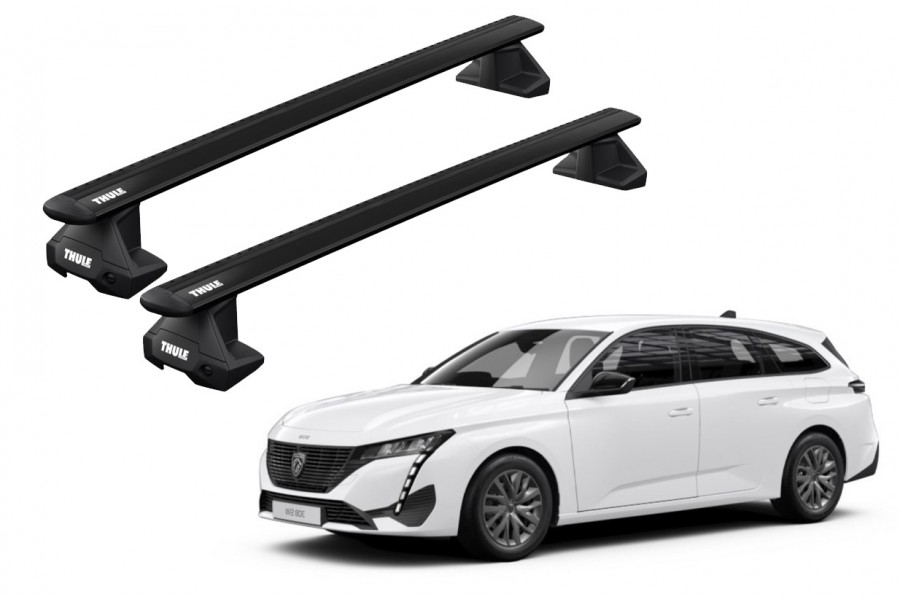 Barras THULE EVO WingBar para autos PEUGEOT 308 SW desde 2022 negro