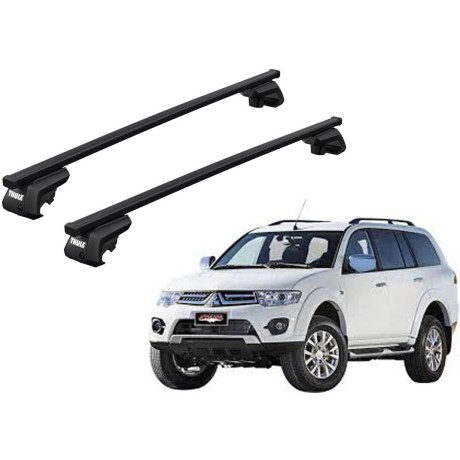 Barras THULE EVO SquareBar para autos MITSUBISHI Montero Sport 2009 a 2016
