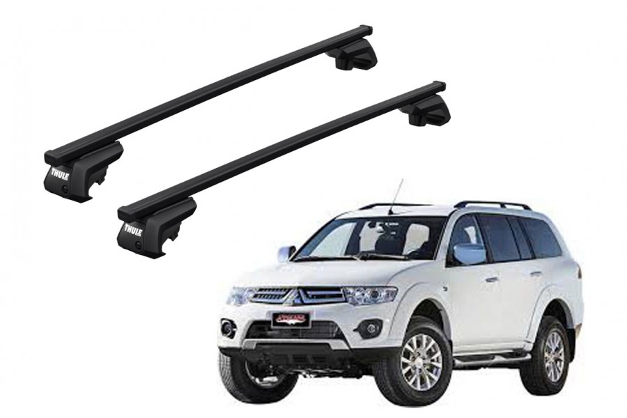 Barras THULE EVO SquareBar para autos MITSUBISHI Montero Sport 2009 a 2016