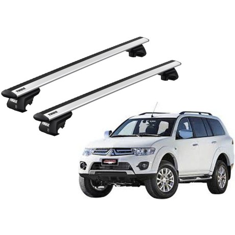 Barras THULE EVO WingBar para autos MITSUBISHI Montero Sport 2009 a 2016