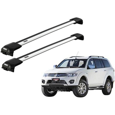 Barras THULE EDGE Flush para autos MITSUBISHI Montero Sport 2009 a 2016