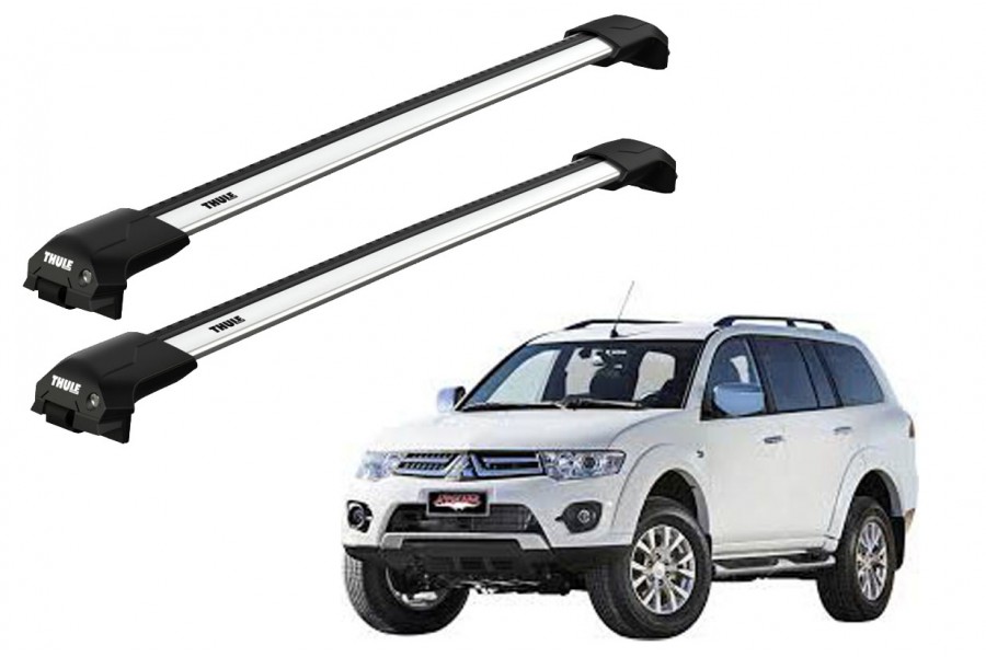 Barras THULE EDGE Flush para autos MITSUBISHI Montero Sport 2009 a 2016