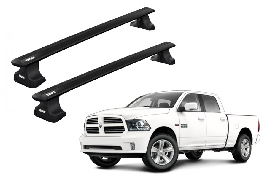 Barras THULE WingBar para camioneta DODGE Ram 1500 2002 a 2008 negro