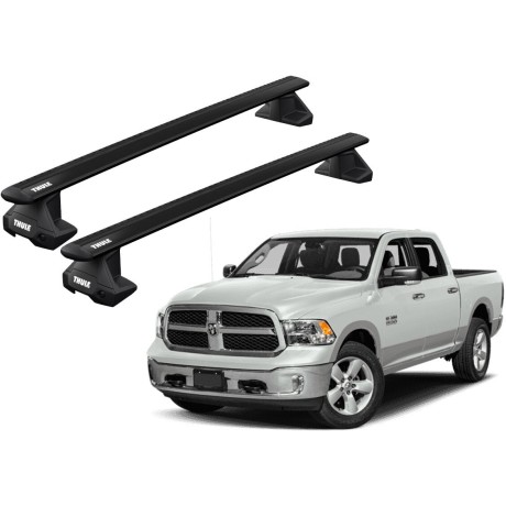Barras THULE EVO WingBar para camioneta DODGE Ram 1500/2500/3500 2009 a 2018 negro