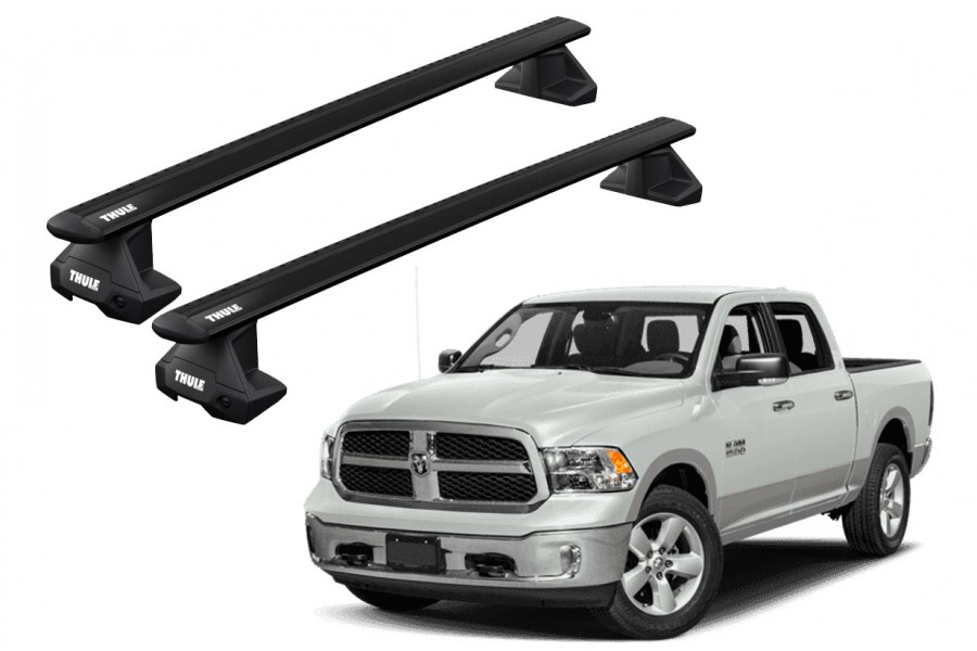 Barras THULE EVO WingBar para camioneta DODGE Ram 1500/2500/3500 2009 a 2018 negro