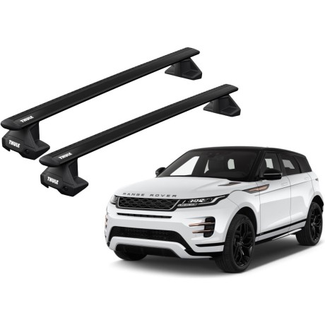 Barras THULE EVO WingBar para autos LAND ROVER Range Rover Sport desde 2014 al 2021 negro